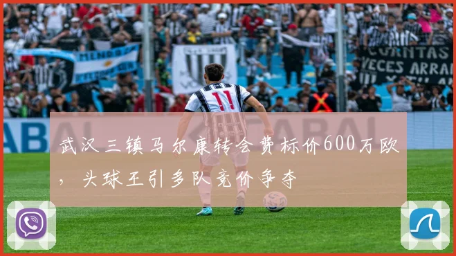 武汉三镇马尔康转会费标价600万欧，头球王引多队竞价争夺